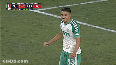 Soccer Game SJ Vs ATX Score 2-2 GIF