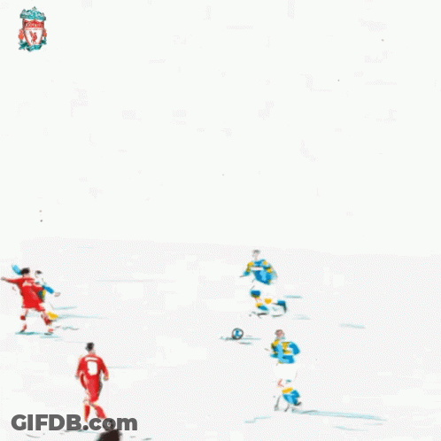 Soccer Game Sponsored By Liverpool GIF