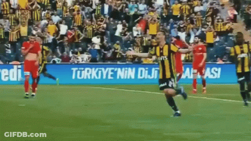 Soccer Game Turkey's Nin Diji Banner GIF