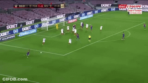 Soccer Game With Beko And 1Xbet Ads GIF