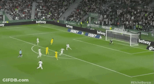 Soccer Game With Betway Banner GIF