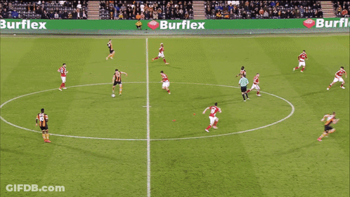 Soccer Game With Burflex Advertisement GIF