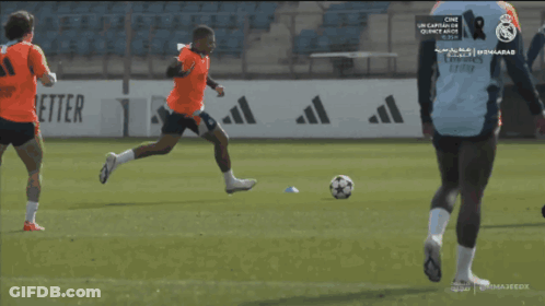 Soccer Game With Cine Sign GIF