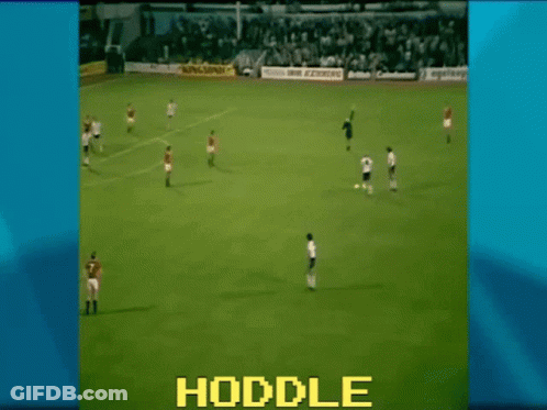Soccer Game With Crowd And Hoddle GIF