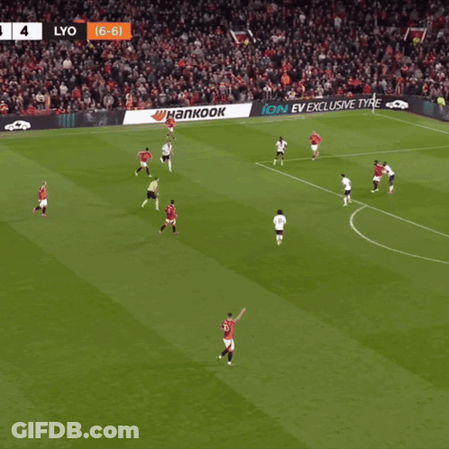 Soccer Game With Crowd Score 4-6 GIF