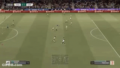 Soccer Game With Crowd Watching GIF