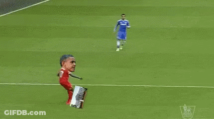 Soccer Game With Donald Trump Cartoon GIF