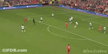 Soccer Game With Few Players On Field GIF