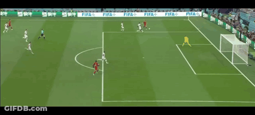 Soccer Game With FIFA Ads GIF