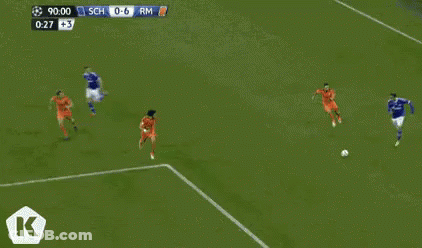 Soccer Game With Goalie In Front Of Goal GIF