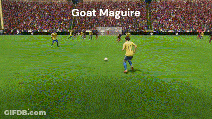 Soccer Game With Goat Maguire GIF