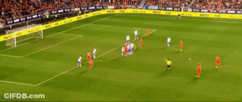 Soccer Game With Hertz Advertisement GIF