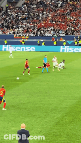 Soccer Game With Hisense Advertisement GIF