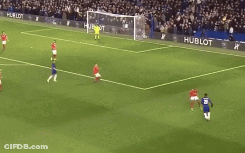 Soccer Game With Hublot Ads GIF