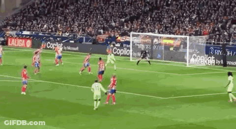 Soccer Game With LaLiga And Microsoft Ads GIF