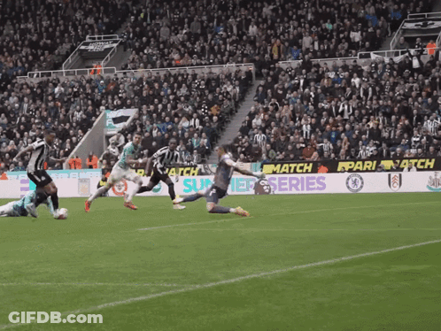 Soccer Game With Large Crowd And Match Series Banner GIF