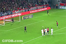 Soccer Game With Lux-Art Banner GIF