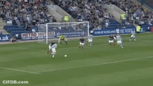 Soccer Game With Metro Motors Ad GIF