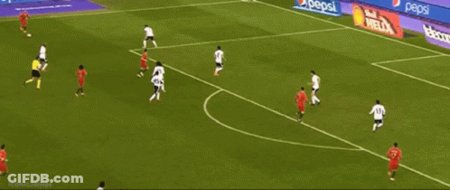 Soccer Game With Pepsi Advertisements GIF