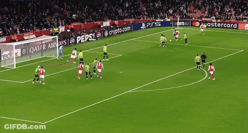 Soccer Game With Pepsi And Qatar Airways GIF