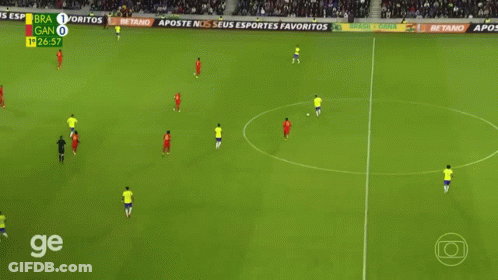 Soccer Game With Pixbet Ads GIF