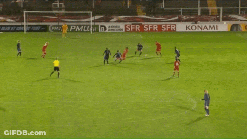 Soccer Game With Pmuer And Sfr Ads GIF