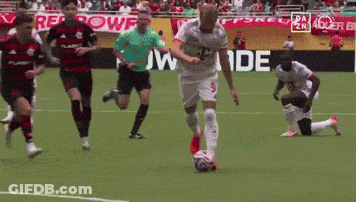 Soccer Game With POV Banner GIF