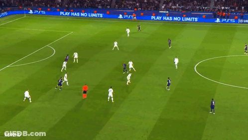 Soccer Game With PS5 Advertisements GIF