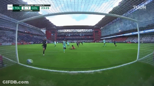 Soccer Game With Score 0-1 GIF