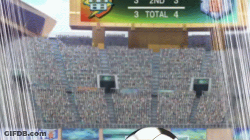 Soccer Game With Score 3-4 GIF