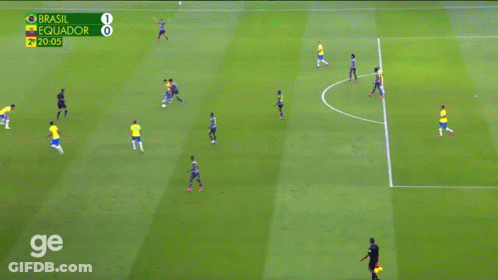Soccer Game With Scoreboard GIF
