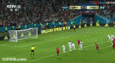 Soccer Game With Sign Unleash Speed In X18 GIF