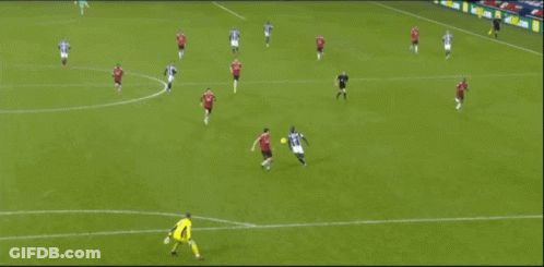 Soccer Game With Subway Advertisements GIF
