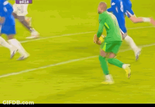 Soccer Game With Time 9:18 GIF