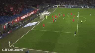 Soccer Game With Twizzlers Sign GIF