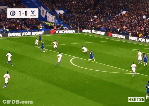 Soccer Game With Yokohama Ads GIF