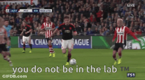 Soccer Game With You Do Not Be In The Lab GIF