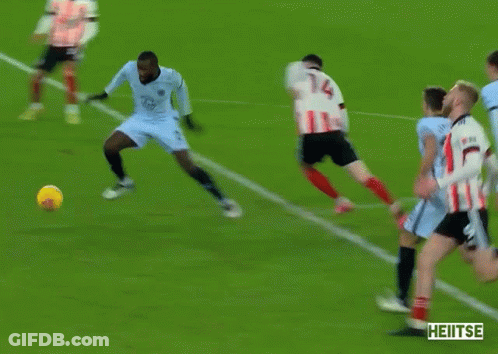 Soccer Goal With FIFA 21 Banner GIF