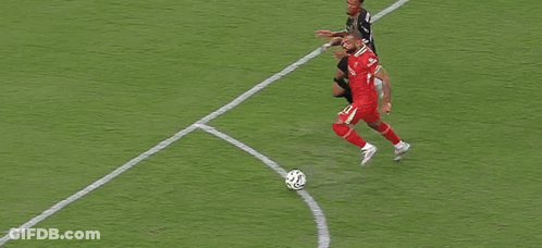 Soccer Goal With Ticketmash Sign GIF