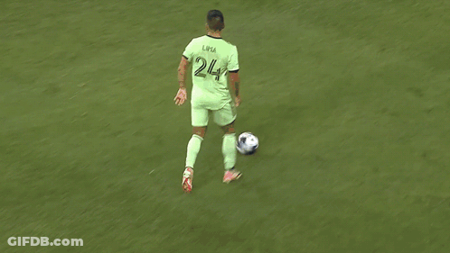 Soccer Goalie Diving To Save Goal In Front Of Audi Banner GIF