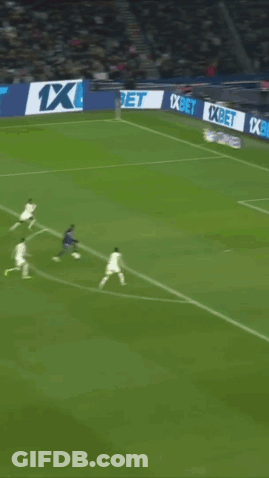 Soccer Goalie In Front Of 1Xbet Banner GIF