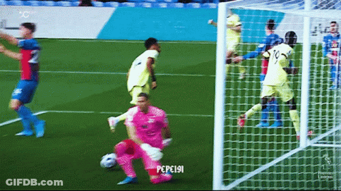 Soccer Goalie Number 191 GIF