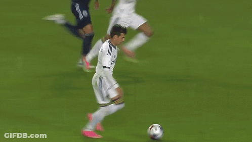 Soccer Goalie Watching Ball Into Goal GIF