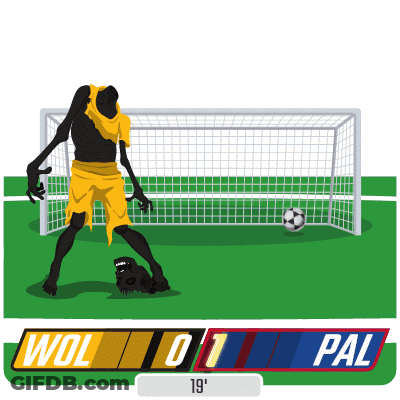 Soccer Goalkeeper In Front Of Scoreboard GIF