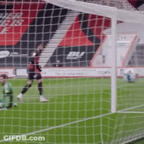 Soccer Goalkeeper Watching Shot GIF