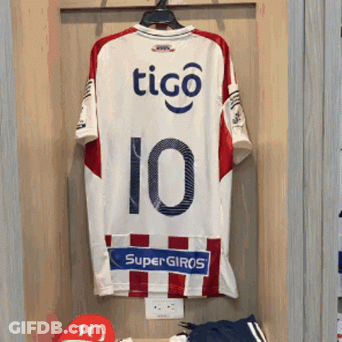 Soccer Jersey With Number 10 GIF