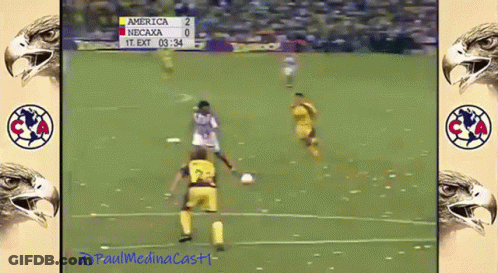 Soccer Match America Vs Necaxa GIF