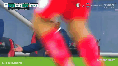 Soccer Match Mexico Vs Costa Rica GIF