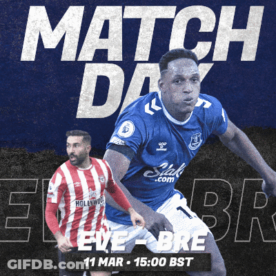 Soccer Match Poster Everton Vs Hollywood GIF