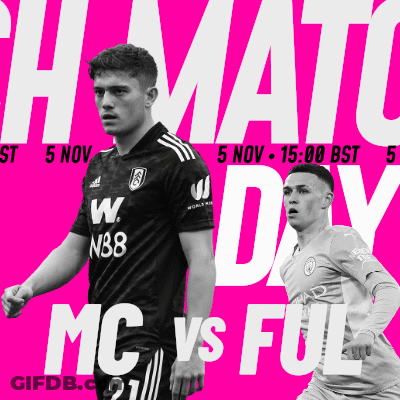 Soccer Match Poster MC Vs Full GIF